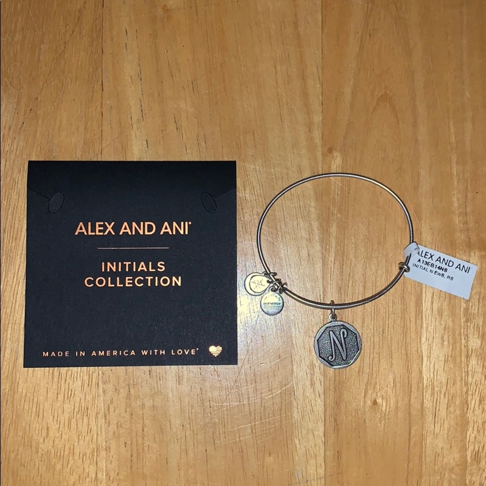 ALEX AND ANI Initials Bracelet